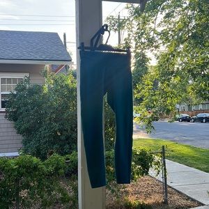 Fabletics leggings! Size small, turquoise. High waisted & thick fabric.